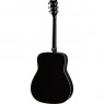 Yamaha FG820 BL Black Rückseite Rücken Back Westerngitarre Gitarre schwarz