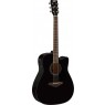 Yamaha FGX800C BLII Black Westerngitarre mit Tonabnehmer schwarz