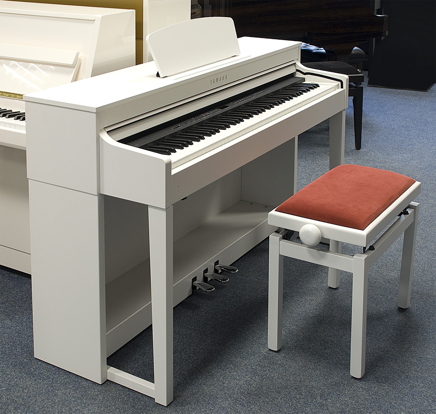 Yamaha E Piano Clp 430 Weiss Im Set Mit Bank Gebraucht