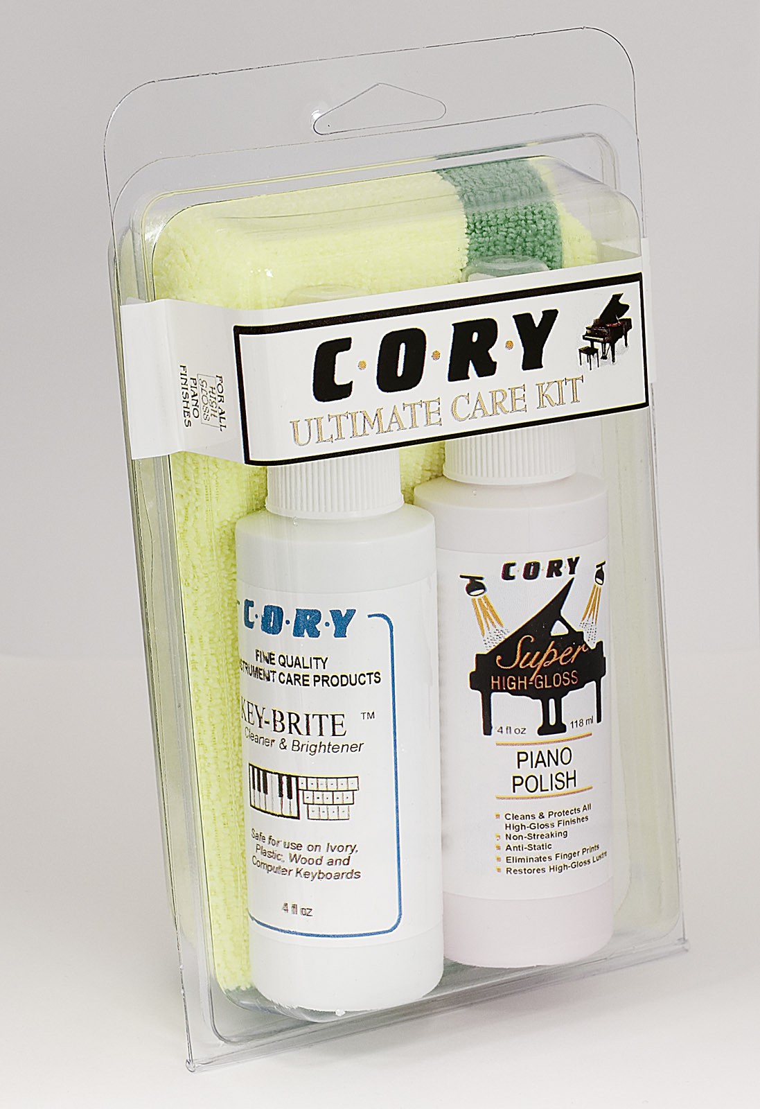 CorySet HighGloss, Klavier Pflegeset Glänzende Oberflächen