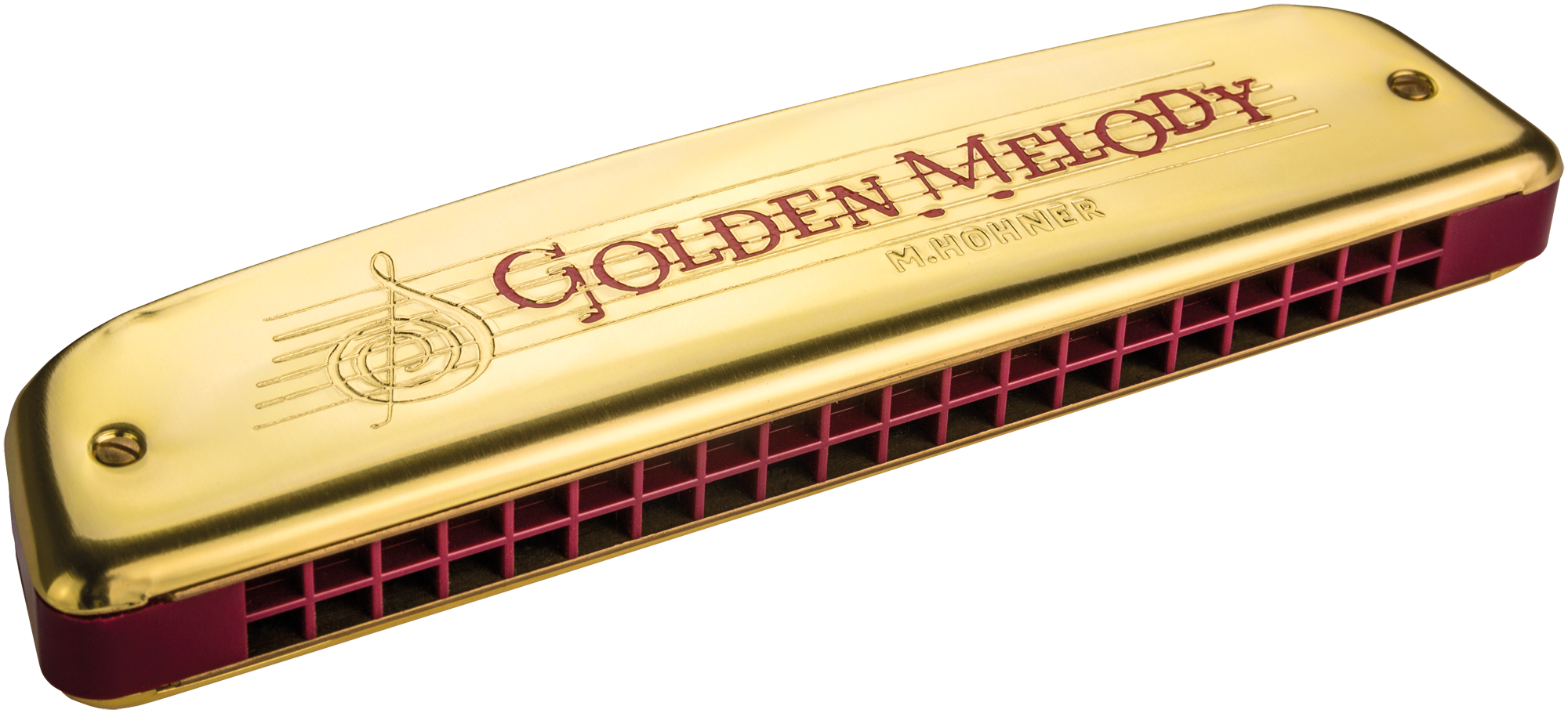 Hohner Mundharmonika Golden Melody Tremolo Musikinstrumente und Musikzubehör