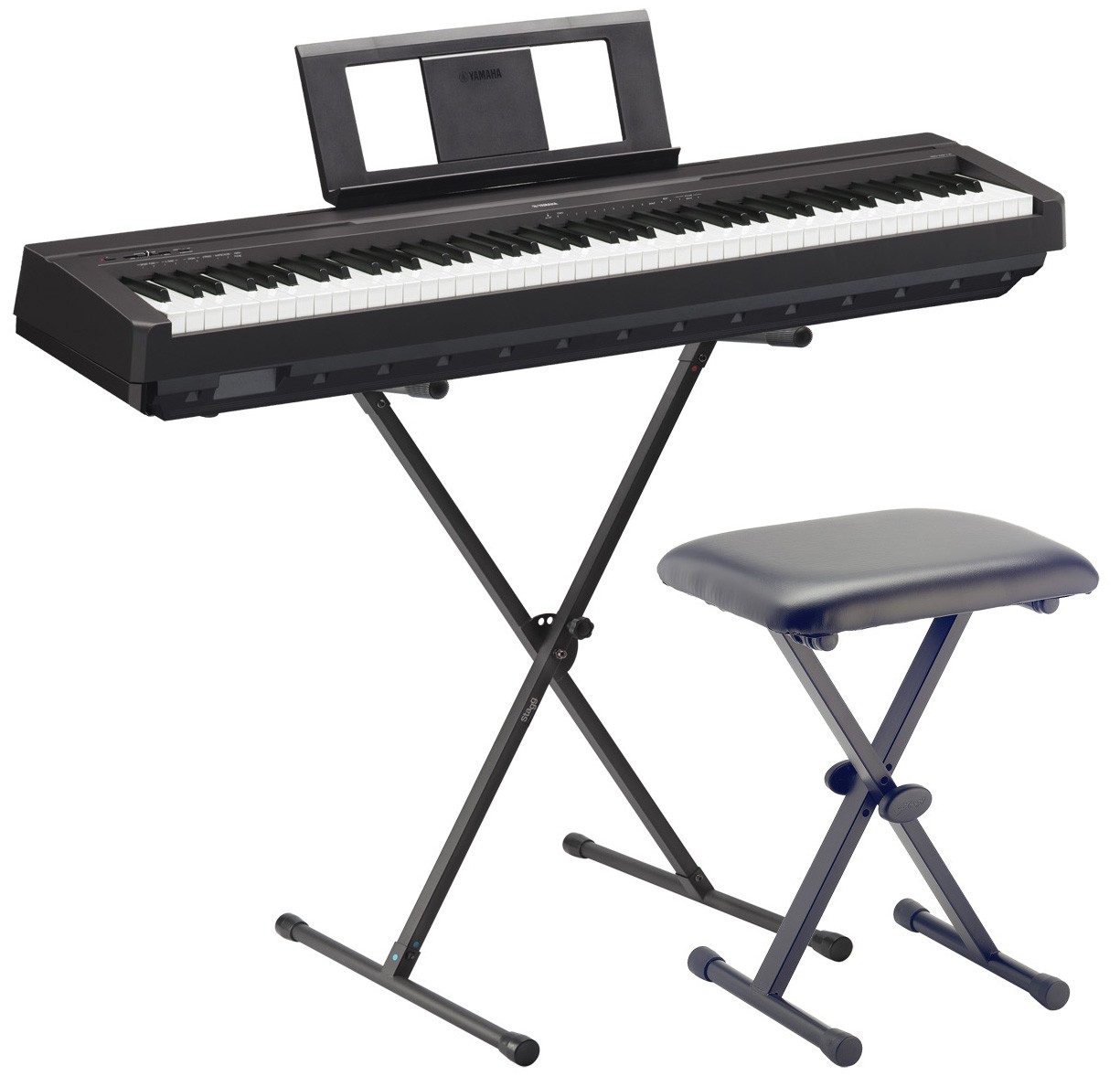 Yamaha EPiano P35 BK schwarz Set 2, Versandrückläufer