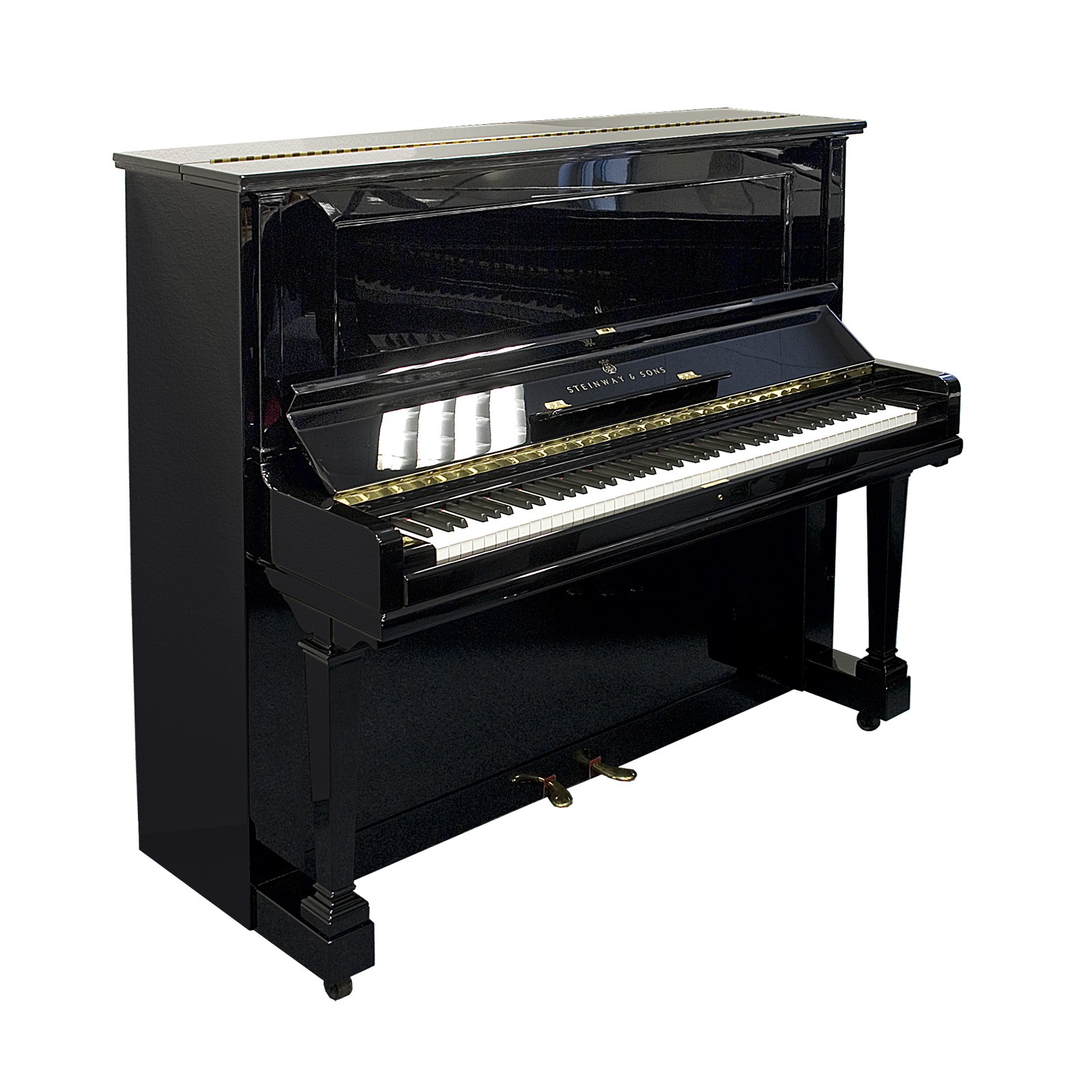 Steinway &amp; Sons Klavier, Modell K, 132 cm, gebraucht - Musikinstrumente ...