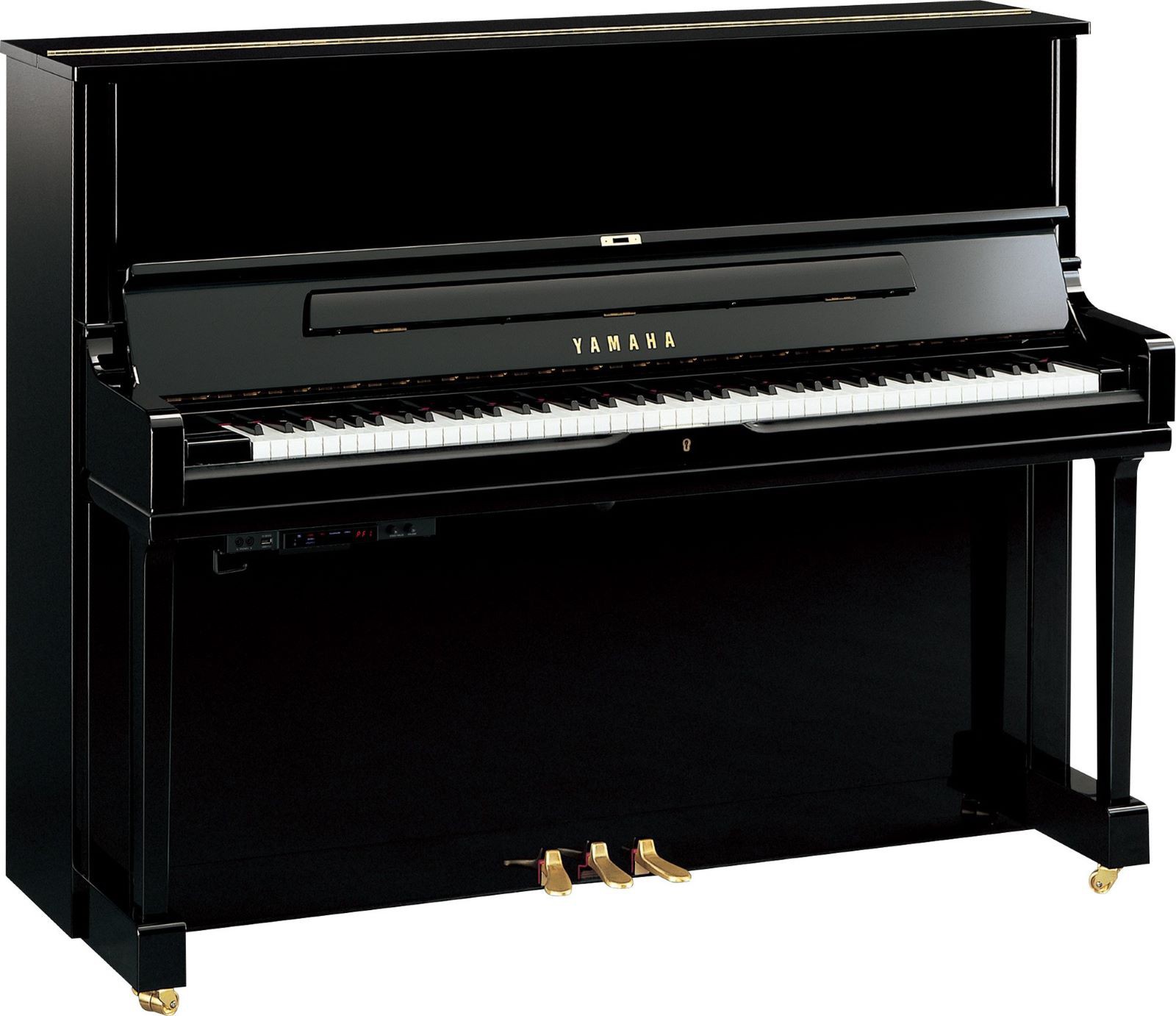 Yamaha YUS1 TA2 TransAcoustic Klavier - Schwarz poliert - Musikinstrumente und Musikzubehör