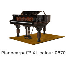 Pianocarpet Flügel Teppich XL Rechteckig - Farbe wählbar - Maßanfertigung
