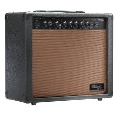 20 W RMS Akustik-Gitarrenverstärker m. Federhall, Stagg