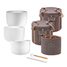 Meinl Sonic Energy 3-teiliges Crystal Singing Bowl Set