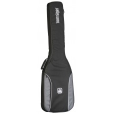 Tasche für E-Bass, 10 mm Polsterung, grau-schwarz