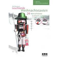 Leuchtende Weihnachtstasten