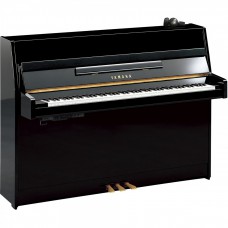 Yamaha B1 TC3 Silent Piano PE- Schwarz Hochglanz, Ansicht: schräg frontal