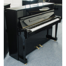 C. Bechstein Klavier, Modell 12A, gebraucht, schwarz Hochglanz