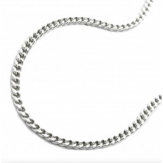Halskette Kette, silberne Panzerkette Silber 925 38cm