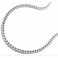 Halskette Kette, silberne Panzerkette Silber 925 45cm