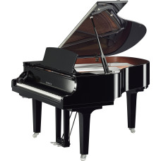 Yamaha C2X SH3 PEC, schwarz hochglanzpoliert mit Chrom Garnitur