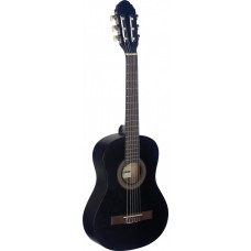 Klassische Gitarre 1/2, schwarz matt