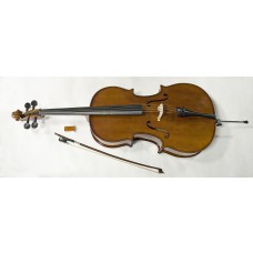 1/2 vollmassives Cello von Stagg mit Ahorn Korpus und Tasche