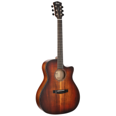 CORT Westerngitarre CORE-GA ABW in Open Pore Light Burst mit Preamp und Softcase