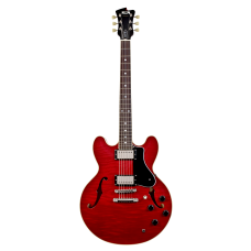 FGN E-Gitarre Masterfield Semi in Flamed Cherry