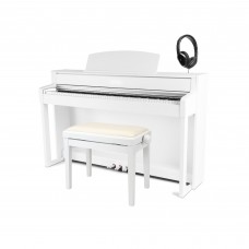 GEWA E-Piano UP 385 matt weiss im Set