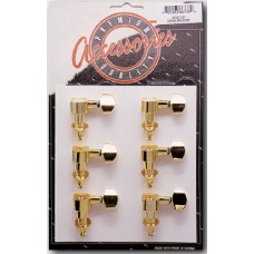 6X1 Mechanik für e-Gitarren und Westerngitarren gold