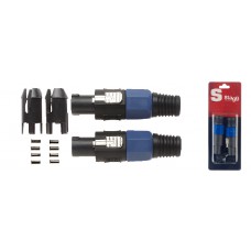Mannliche lautsprecher stecker - 2 Stück