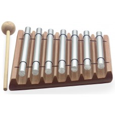 Tisch-Glockenspiel, Klangstäbe mit 7 Tönen (C - D - E - F - G - A - H)