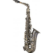 Es-Alt Saxophon, im Softcase, Vintage-Lack