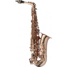 Es-Alt Saxophon, im Softcase, Goldlack