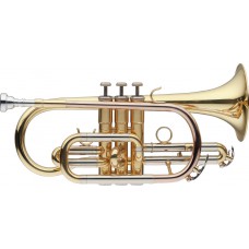 B-Kornett Goldmessing inkl.Softcase