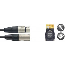 1 Meter Profesionelles Mikrofon-Kabel, XLR m. / XLR f