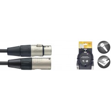 Profesionelles Mikrofon-Kabel, XLR m. / XLR f 6Meter