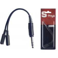 1 x Stereoklinke/ 2 x weibliche mini monoklinke adapter kabel