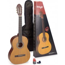 Gitarren Set 4/4 klassische Gitarre inkl. Tasche u. Stimmgerät