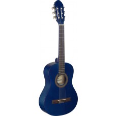 einfache Konzertgitarre 1/2 blau matt