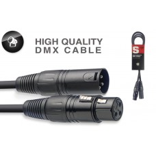 1,5M DMX Kabel XLRf-XLRm 3P