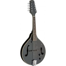 Bluegrass Mandoline mit Tonabnehmer, Pickup, schwarz