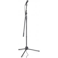 Mikrofonset mit Ständer, Kabel, Mikrofon, Klammer