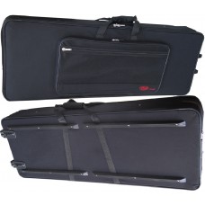 Koffer f. Keyboards, mit Rollen 128 cm Länge