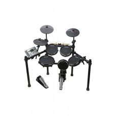 8-teiliges E-Drumkit mit Mesh-Fellen,mit 5 Pads und 3 Becken