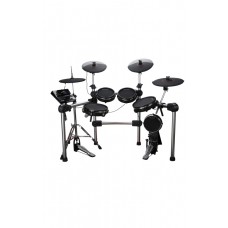 9-teiliges E-Drumkit mit Mesh-Fellen, mit 5 Pads und 4 Becken