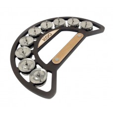 KEO Halbmond-formiges Tamburin mit ergonomischem, texturiertem Griff