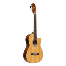 SCL70 Klassische Gitarre mit Fichtendecke und aktivem Preamp, matt, Naturfarbe