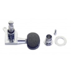 Druckguss-Mechaniken 2 x 3, für Akustikgitarre, Chrom/Schwarz