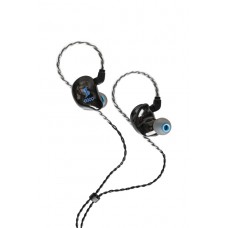Hoch-auflösend, 4 Treiber, Schall-isolierende Ohrhörer, schwarz