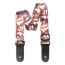 TERYLEN UKE STRAP FLOWER ORANG