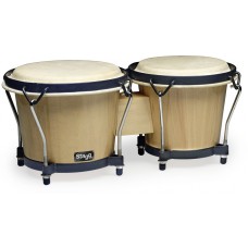 6" u. 7" Traditionelles Bongo Set mit Holzkessel