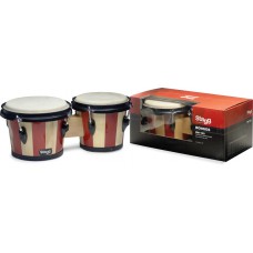7.5" und 6.5" traditionelle Holz Bongos mit 2-Farben Finish