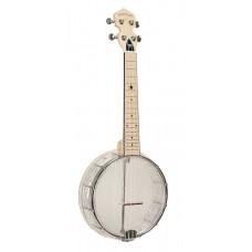 Little Gem durchsichtige Konzert Banjo-Ukulele, mit Tasche, Diamant