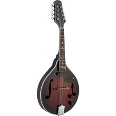Bluegrass Mandoline mit Tonabnehmer, Pickup, braun
