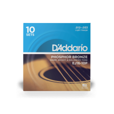 DAddario EJ16-10P Gitarrensaiten, 10er Pack